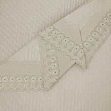 Habitat 3-Piece Lace Bedspread Kit, Double And Queen Size, Delicate Plain - 米色 - 查看 2