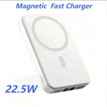GAWFOLK 5000mAh Magnetic Wireless Power Bank.Portable Charger,Wireless Charger, It Is Compatible With Phone 16/15 Pro Max/14 Pro/13/12 And Android Phones Cargador Portatil Para Celulares Cargador De Phone. Travel Essentials,22.5W Fast-Charging Magnetic Battery Pack,Charging Station,This Portable Charger Is Equipped With Type - C Interfaces . It's An Ideal Mini Power Bank For Outdoor Travel And Emergency Backup.