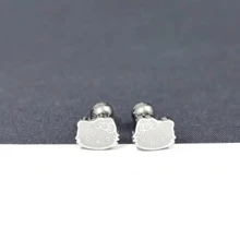 1对三丽鸥Hello Kitty卡通可爱粉色猫耳耳环，时尚耳环，金色耳环配红色蝴蝶结，轻盈奢华设计，可用作服装装饰，凸显优雅美丽，高端大气，适合日常佩戴和派对创意礼物，猫主题派对收藏和展示，生日和节日派对的绝佳配饰礼物。 - 彩色 - 查看 13