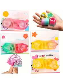 1/2/6/12pcs Mini Spring Party Gifts, Fun Birthday Party Gifts, Classroom Prizes, Popular Toy Gifts, Suitable For Christmas, Thanksgiving, And School Seasons - Multicolor - View 5