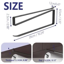 10Inch Paper Towel Rack Wall Mount,Self Adhesive Or Drilled Paper Towel Holder For Kitchen, Bathroom