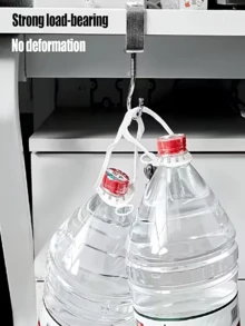 Cârlige adezive puternice detașabile, nu necesită găurire - Potrivite pentru birouri de studenți, birouri de birou, paturi de cămin, bucătării, băi, dulapuri, scaune auto - Cârlige gravitaționale multifuncționale pentru rucsacuri, umbrele, pălării și multe altele