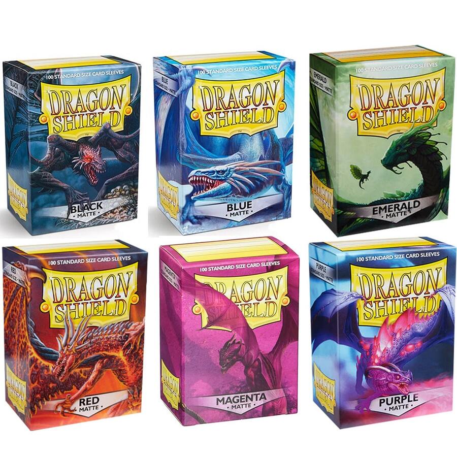 100 chiếc bao đựng thẻ bài Dragon Shield mờ 66*91mm, thích hợp cho thẻ bài MTG/PTCG/thẻ bài giao dịch, bảo vệ thẻ bài mờ/thẻ bài trò chơi board game, món quà tuyệt vời nhất cho người sưu tập thẻ bài. - Nhiều màu - Xem 1