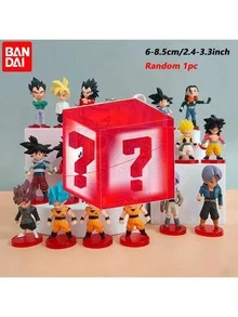 bandai 超级赛亚人战士迷你动漫角色玩具，魔人漫画PVC手办模型盲盒礼物 - 父亲节、生日、周年纪念日、毕业典礼、国庆节、婚礼季礼物、收藏展示、动漫主题派对道具、收藏玩具 - 彩色 - 查看 10