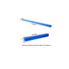 210 Cm Folding Gymnastics Training Balance Beam For Children, Faux Suede Beam For Exercise Gym At Home - Royal Blue - View 6