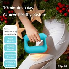 This Multi-Functional Fat-Burning And Relaxing Massage Ring Is A Mini Cervical Fascia Massager Suitable For The Whole Body, Waist, And Back. It Offers Multiple Uses Including Fitness Relaxation And Comprehensive Massage, Making It A Perfect Gift - Blue - View 1