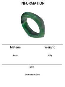 1pc Asymmetrical Semi-Transparent Acrylic Fashion Bracelet, Geometric Design Statement Bracelet, Suitable For Niche Fashion Matching - Bracelet - View 17