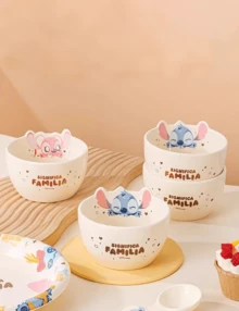 Bát sứ Stitch Series, họa tiết hoạt hình Stitch đáng yêu, chất liệu sứ, màu sắc nhẹ nhàng kích thích vị giác, có thể xếp chồng lên nhau và ổn định, chống trượt và chống va chạm, đáy chống trơn trượt và chống trầy xước, dễ dàng vệ sinh, phù hợp cho sử dụng hàng ngày, các buổi họp mặt gia đình và những khoảnh khắc ấm áp, lựa chọn lý tưởng cho người hâm mộ Stitch, người yêu thích hoạt hình, phụ nữ trẻ, học sinh, nhân viên văn phòng và phụ huynh. - Khâu - Xem 9