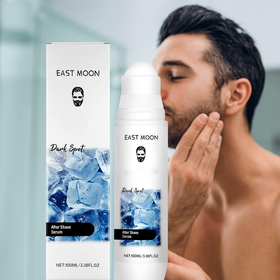 Sérum para Aftershave para Hombre, con Extracto de Aloe Vera y Extracto de Avena - Fórmula de Rápida Absorción y No Graso para Hidratación, Cuidado de la Barba, Perfecto como Regalo para el Día del Padre. - Blanco - Ver 1