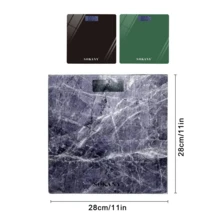 Básculas inteligentes, básculas inteligentes Bluetooth para medir la grasa corporal, básculas digitales para medir la grasa corporal y la masa muscular, básculas de baño inteligentes, básculas de baño digitales, medición del porcentaje de grasa corporal y la masa muscular, dispositivos Bluetooth precisos para el control de la salud en el hogar. - Multicolor - Ver 3