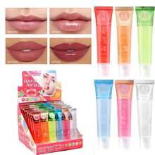 6-Piece Hydrating Clear Lip Gloss Set | With Vitamin E, Rosehip, Argan Oil, Mint & Aloe, Coconut Flavor, Transparent Plumping Lip Oil, Plant-Based Ingredients, Suitable For All Skin Types, Berry Tones IMAN OF NOBLE - 彩色 - 查看 8