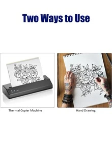 100 tờ giấy chuyển hình xăm chuyên nghiệp, tương thích với máy photocopy nhiệt, giấy mẫu chất lượng cao, phù hợp với mọi dụng cụ xăm hình, giúp việc xăm hình dễ dàng hơn. - Nhiều màu - Xem 7