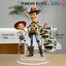 Disney 迪士尼亚克力展示套装 - 巴斯光年和翠丝收藏展示摆件，透明水晶设计，是送给孩子和成人的完美礼物，也适合家居和办公桌装饰。 - 彩色 - 查看 1