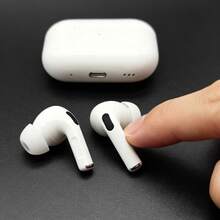 Wireless Earbuds - Compatible With Apple And Android, Built-In Microphone, Sweat-Resistant, White, Wireless Headphones, Airbuds, True Wireless Earphones - H24 - View 2