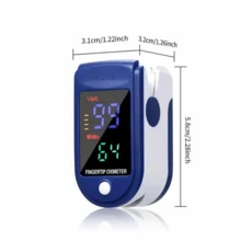Oximeter & Accessories - Blue and White - View 3