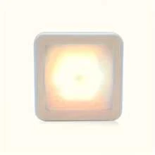 1pc Smart Motion Sensor 6-LED Floor/Ceiling/Wall Light - Wireless, Auto On/Off, Plug & Play Installation, Modern Square Design For Hallway, Stairs, Living Room, Bedroom (Batteries Not Included) - Suitable For Home, Garage, Office Decor - Multicolor - View 5