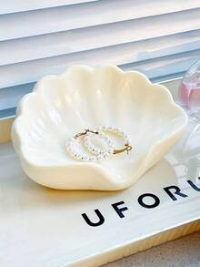 قطعتان صحن صابون بشكل ورقة، رف تخزين لحمام للصابون والفرشاة، مصنوع من مادة بلاستيكية متينة، بتصميم ديكور حديث، صينية غير انزلاقية - متعدد الألوان - مشاهدة 4