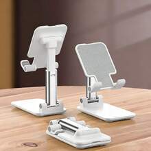 1pc Adjustable Foldable Phone/Tablet Stand - Portable Multifunctional Holder, Suitable For Desk, Bedside, TV Viewing, Live Streaming, Ergonomic Simple Design Support Stand - Multicolor - View 14