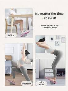 小腿拉伸器和踝背屈训练器，可折叠可调节腿部肌肉按摩拉伸板，便携式家用健身器材 - 彩色 - 查看 7