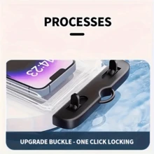 Universal Waterproof Phone Pouch - Waterproof Case, Compatible With 15 14 13 12 11 Pro Max XS Plus And Other Phones Up To 7.0 Inches, Waterproof Phone Dry Bag, Essential For Beach & Travel - Multicolor - View 4