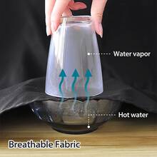 Tạp dề nửa thân chống bám bẩn mới, tạp dề phục vụ cho nhà hàng, quán bar, quán cà phê và công việc nhà. - trắng - Xem 5