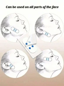 400pcs/160pcs/120pcs/80pcs/40pcs Instant Lifting & Firming Face Mask - Waterproof Transparent Sculpting Mask For Double Chin & Neck, Face Slimming, Alcohol-Free, Suitable For All Skin Types, Unisex, Upgraded Version, Face Lift Sticker, Physical Face Lifting Device, Transparent Invisible Bandage, Face Mask, Invisible Sticker - Multicolor - View 9