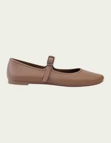 Women's Mary Jane Ballerina Flat With Round Toe, Classic Miss Miss - 裸體 - 查看 7