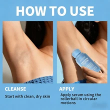 3-Piece Set,Razor Bump Stopper Roll-On, Dark Spot Remover & Ingrown Hair Treatment For Men & Women, No Bump After Shave Serum For Bikini, Face, Neck, Underarms & Legs-Valentines Gifts,Birthday,Gifts For Women,Mardi Gras - 淺藍色 - 查看 8