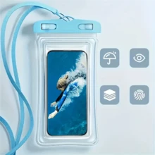 Universal Waterproof Phone Pouch - Waterproof Case, Compatible With 15 14 13 12 11 Pro Max XS Plus And Other Phones Up To 7.0 Inches, Waterproof Phone Dry Bag, Essential For Beach & Travel - Multicolor - View 8