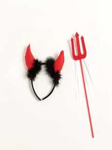 1pc Elegant Angel Halo Feather Headband - Princess Costume/Party Accessory - White - View 10