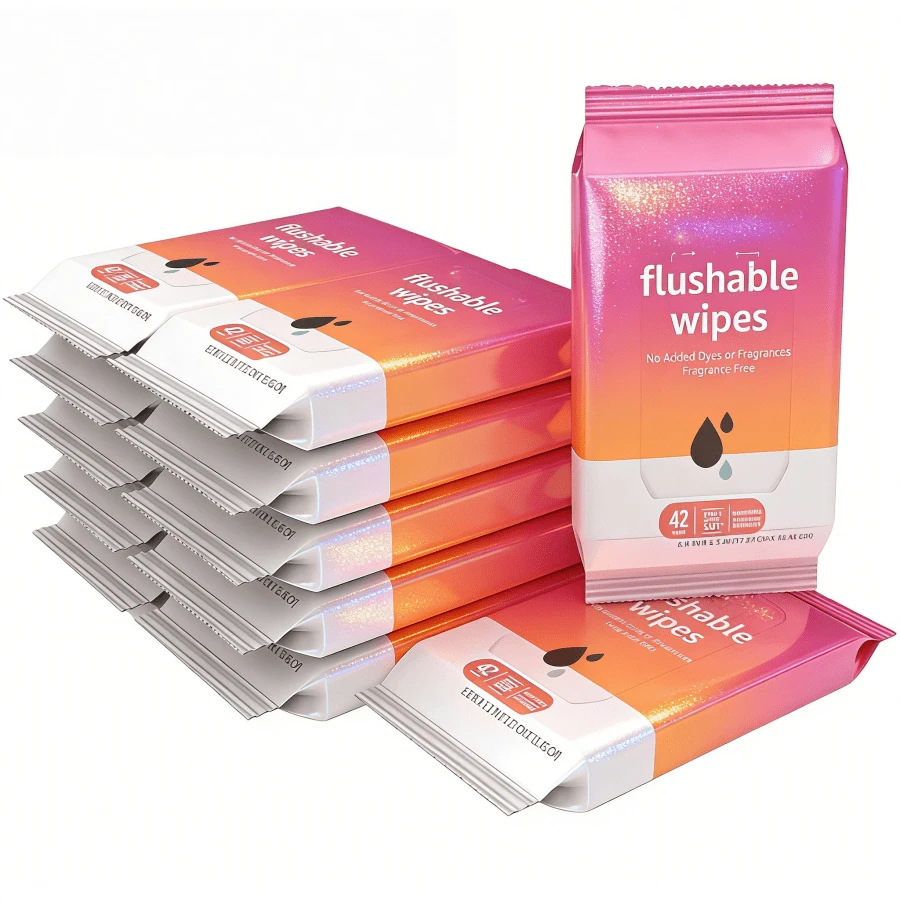 Wet Wipes Flushable Fragrance Free, 126/336/504 Count (3/8/12 Packs, 42 Pieces Per Pack) Packaging May Vary - Wipes, Cleaning Supplies, Wet Wipes, Flushable Wipes, Dude Wipes, Lens Wipes, Flushable Wipes, Tissue Paper, Feminine Wipes, Wipes For Women, Paper Towels, Makeup Remover Wipes, Alcohol-Free Wipes, Portable Wet Wipes, Individually Wrapped Wipes, Flushable Wipes, Kitchen Cleaning Wipes, Travel Size Wipes, Lint Free Wipes - Nhiều màu - Xem 1