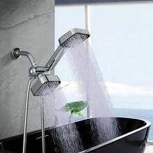 1 zestaw głowicy prysznicowej ABS High Flow i węża, ręczny zestaw 2 w 1, zestaw głowicy prysznicowej z długim wężem, głowica prysznicowa z 3-drożnym przełącznikiem, odpowiednia do kuchni, łazienki, biura, kampera, sypialni, salonu, idealny prezent na ukończenie szkoły, wieczór kawalerski, prezent dla druhny, Dzień Ojca, dekoracja i upominek na Halloween, wieczór panieński, upominek ślubny, dekoracja na przyjęcie urodzinowe, wesele - Wielokolorowe - Zobacz 8