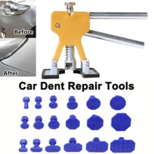 Besper Car Dent Repair Kit, Car Hail Dent Puller, Car Dent Repair Puller, Car Repair Tool Accessories - Gold - View 16