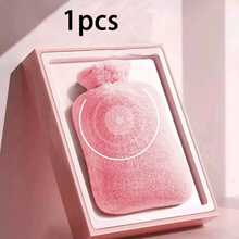 2000ml/1000ml/500ml Large Hot Water Bottle With Soft Cover - Classic Hot Water Bottle, Helps Relieve Pain, Neck & Shoulder Discomfort, Warm Feet, Menstrual Cramps, Dual Hot & Cold Therapy - Excellent Birthday Gift, Household Essential - Multicolor - View 15