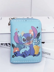Disney Stitch Wallet, Girl's Wallet, Cartoon Coin Purse, Card Holder, Zipper Pouch, Single Zipper Pouch, Double Zipper Pouch, Best Gift For Family And Friends, Utility Bag, Girls Wallet, Bag - Multicolor - View 7