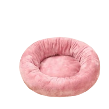 La Cama Para Perros y Gatos Es Cálida En Invierno y Adecuada Para Las Cuatro Estaciones. La Cama Redonda Es De Color Rosa - Rosa - Ver 7