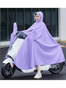 电动自行车雨披（单人或双人骑行适用）、男女摩托车雨衣、成人加厚雨衣、电动滑板车雨具、春夏精选、伴娘礼物、房间装饰、卧室装饰、海滩、旅行、男士、女士、度假 - 彩色 - 查看 7