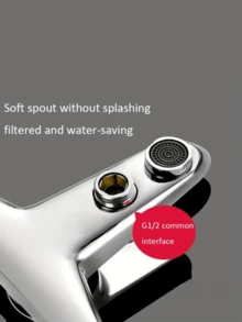 1pc Triple Shower Faucet, Bathroom Switch Hot And Cold Faucet, Concealed Bath Mixing Valve, Electric Water Heater Shower Valve Wall-Mounted Zinc Alloy Shower Faucet - Hot & Cold Water, Ceramic Valve For Bathroom, Toilet, Bathtub - Chrome Finish - Multicolor - View 6