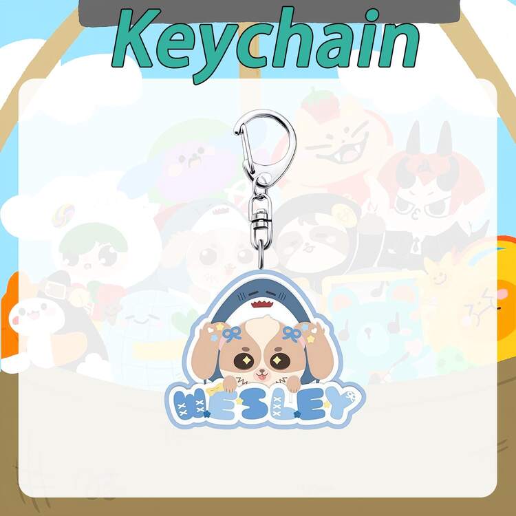 GMMTV动物造型钥匙扣、包包挂饰、粉丝周边、卡通人物钥匙圈、可爱包包挂件、桌面装饰、收藏品、纪念礼物、派对礼品 - 彩色 - 查看 10