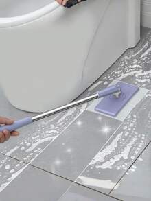 1件装清洁工具自动布夹厕所家用清洁小拖把多功能面巾拖把自动拖把夹适用于客厅/浴室/厨房/卧室