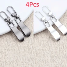 Wellenförmige abnehmbare Metallreißverschlusszipper, Ersatz-Reißverschlussgleiter für Taschen, Schuhe, Kleidung, DIY Nähzubehör - Verschiedenfarbig - Übersicht 33