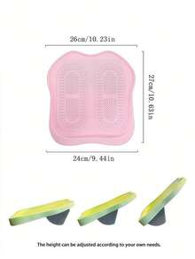 小腿拉伸器和踝背屈训练器，可折叠可调节腿部肌肉按摩拉伸板，便携式家用健身器材 - 彩色 - 查看 3