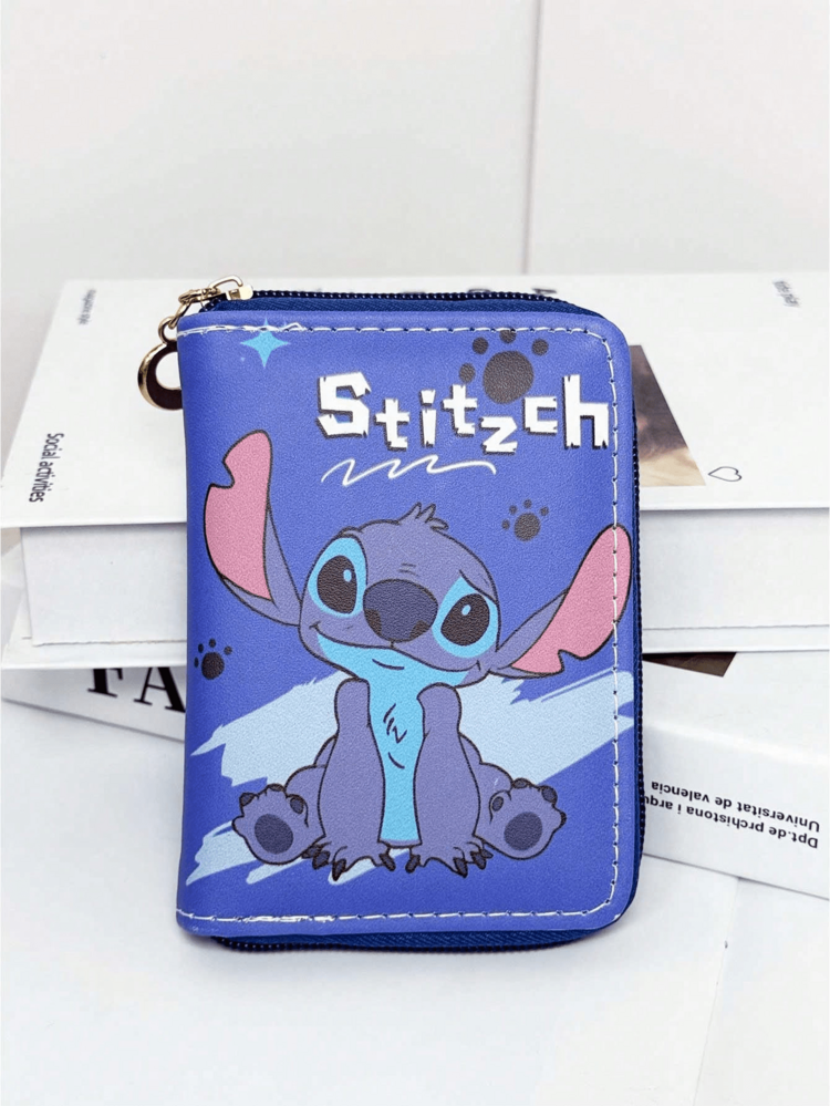 Disney Stitch Wallet, Girl's Wallet, Cartoon Coin Purse, Card Holder, Zipper Pouch, Single Zipper Pouch, Double Zipper Pouch, Best Gift For Family And Friends, Utility Bag, Girls Wallet, Bag - Multicolor - View 9