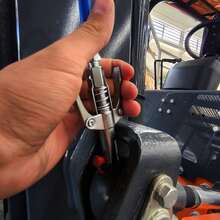 Vmingo Boquilla Autolock Para Pistola Engrase Acople Rapido Boquilla para Pistola Engrase, Acoplador de Grasa Acoplador de Pistola de Engrase - Negro - Ver 2