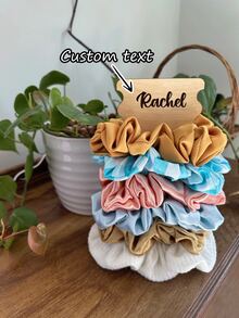 Vintage Hair Scrunchie Organizer: Handmade Scrunchie Holder, Cute And Practical Room Decor, Ideal For Birthday, Christmas, Or As A Fashionable Accessory For Bedroom Or Bathroom, Holiday Gift For Scrunchie Lovers - Item 3 - View 1