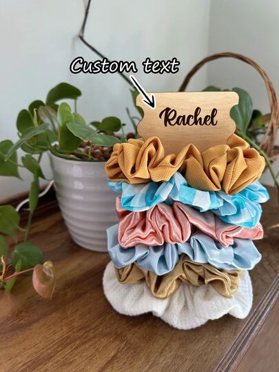 Vintage Hair Scrunchie Organizer: Handmade Scrunchie Holder, Cute And Practical Room Decor, Ideal For Birthday, Christmas, Or As A Fashionable Accessory For Bedroom Or Bathroom, Holiday Gift For Scrunchie Lovers