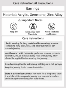 1 Pair Elegant Blue Flower Dangle Earrings, Bohemian Style, Suitable For Women's Daily Wear, Gift - Earrings - View 11