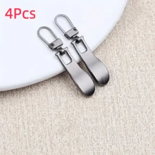 Wellenförmige abnehmbare Metallreißverschlusszipper, Ersatz-Reißverschlussgleiter für Taschen, Schuhe, Kleidung, DIY Nähzubehör - Verschiedenfarbig - Übersicht 34