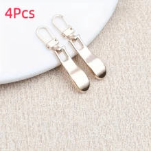 Wellenförmige abnehmbare Metallreißverschlusszipper, Ersatz-Reißverschlussgleiter für Taschen, Schuhe, Kleidung, DIY Nähzubehör - Verschiedenfarbig - Übersicht 25
