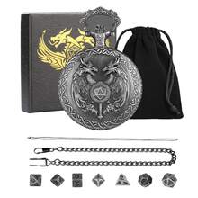 3pcs Dragon Pattern Metal Mini Polyhedral Dice Set With Watch Box - Perfect For (D&D) Tabletop RPG, (MTG), Personalized Christmas Gift For Boyfriend, Creative Gifts For Men, Teens - Multicolor - View 17